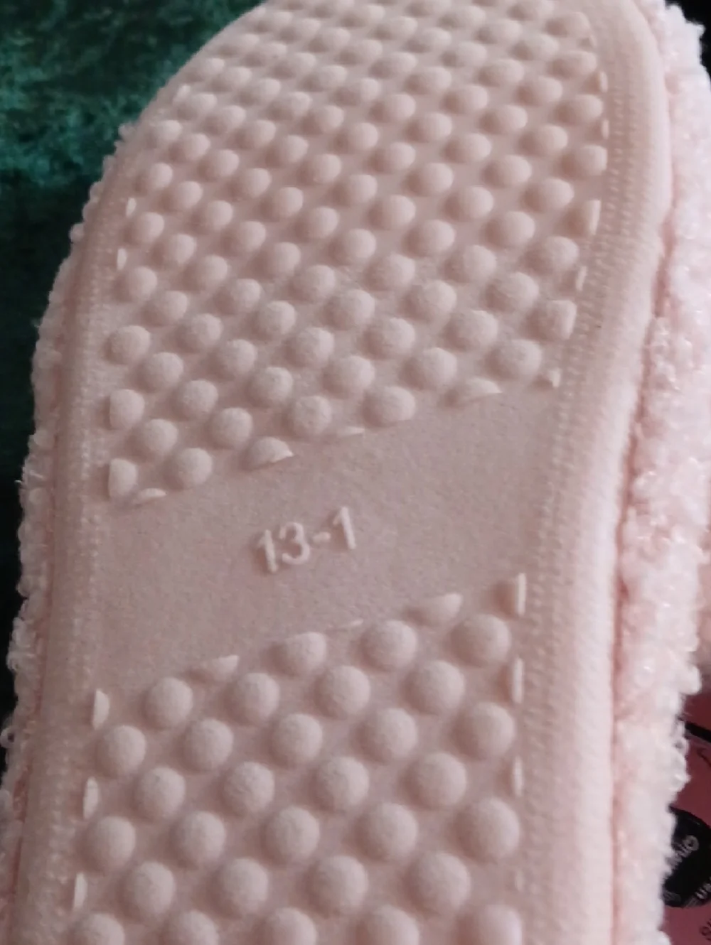 Hello Kitty Pink Fuzzy Slip-On Slippers